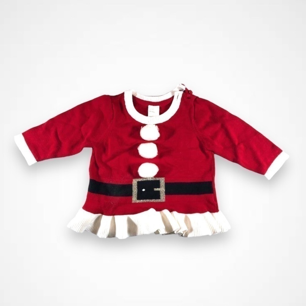 H&M  Red Long Sleeve Christmas Sweater